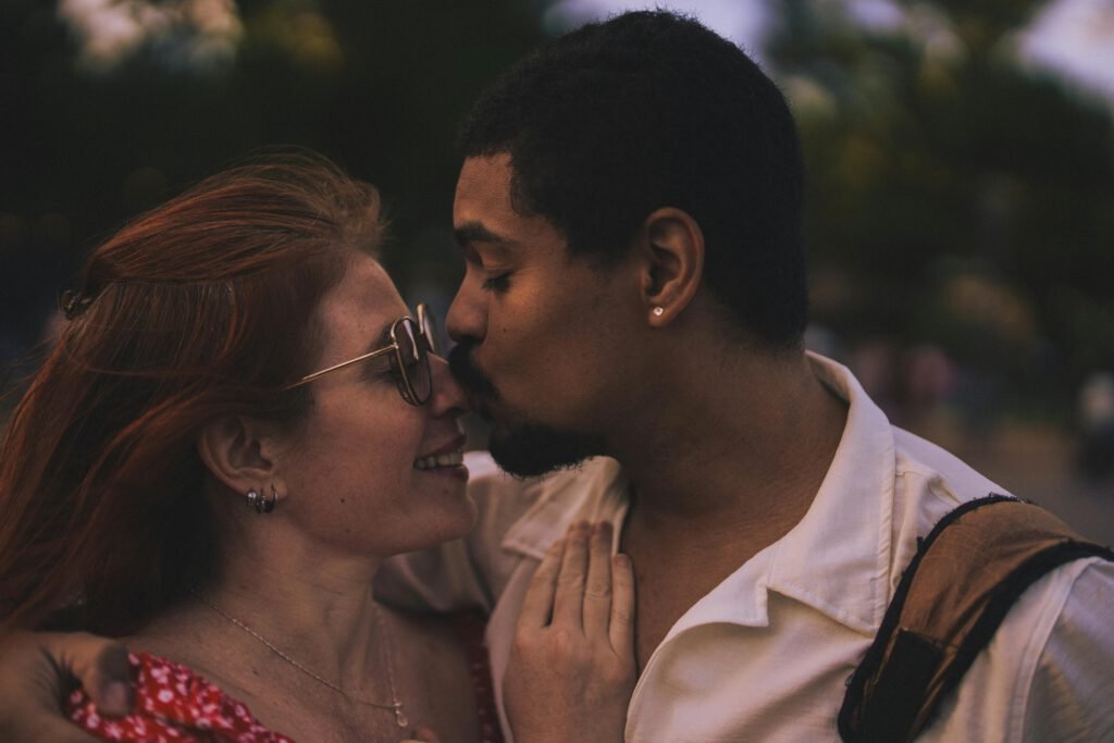 pexels photo 35827726 35827726 Loving couple sharing a tender kiss at sunset, highlighting romance and connection.